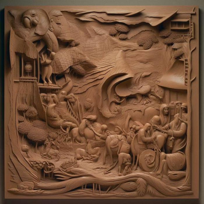 نموذج ثلاثي الأبعاد لآلة CNC 3D Art 